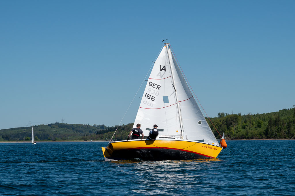 Varianta Regatta Boote auf dem Sorpesee im Sauerland